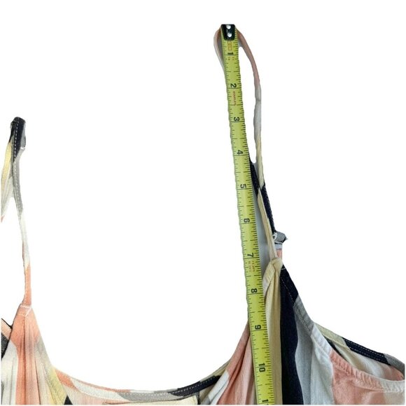 SALT WATER LUXE Billie Midi Wrap Striped Beach Dress Medium - Picture 6 of 11